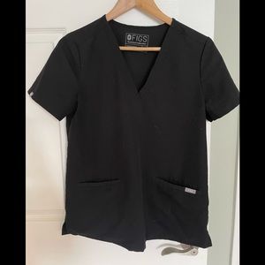 Figs Casma top black small